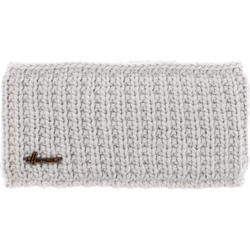Plain adult headband knitted with 80% recycled plastic thread and line Plain adult headband knitted with 80% recycled plastic thread and line