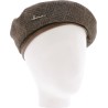 BERET EN PRINCE DE GALLES BORD BOURDONNE