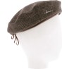 BERET EN PRINCE DE GALLES BORD BOURDONNE