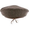 BERET EN PRINCE DE GALLES BORD BOURDONNE