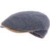 Casquette plate bicolore avec visière en liège