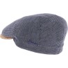 Casquette plate bicolore avec visière en liège