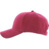 Casquette baseball en coton piqué unie avec visière san