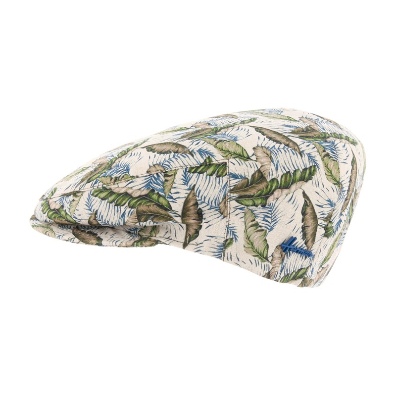 casquette homme à motif tropical