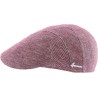Casquette formée en lin unie