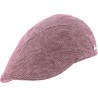Casquette formée en lin unie