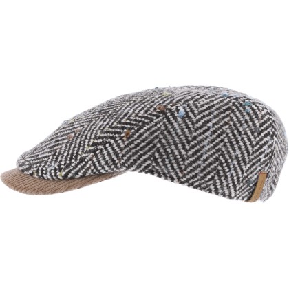Casquette Legend bicolore. Forme plate formée avec 2 panneaux en tissu