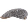 Legend cap. Flat cap bicolor with big tweed and corduroy peak.
