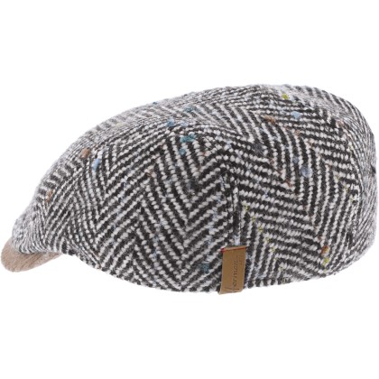 Casquette Legend bicolore. Forme plate formée avec 2 panneaux en tissu