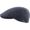 Casquette plate laine une avec caches-oreilles