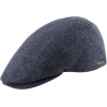 Casquette plate laine une avec caches-oreilles