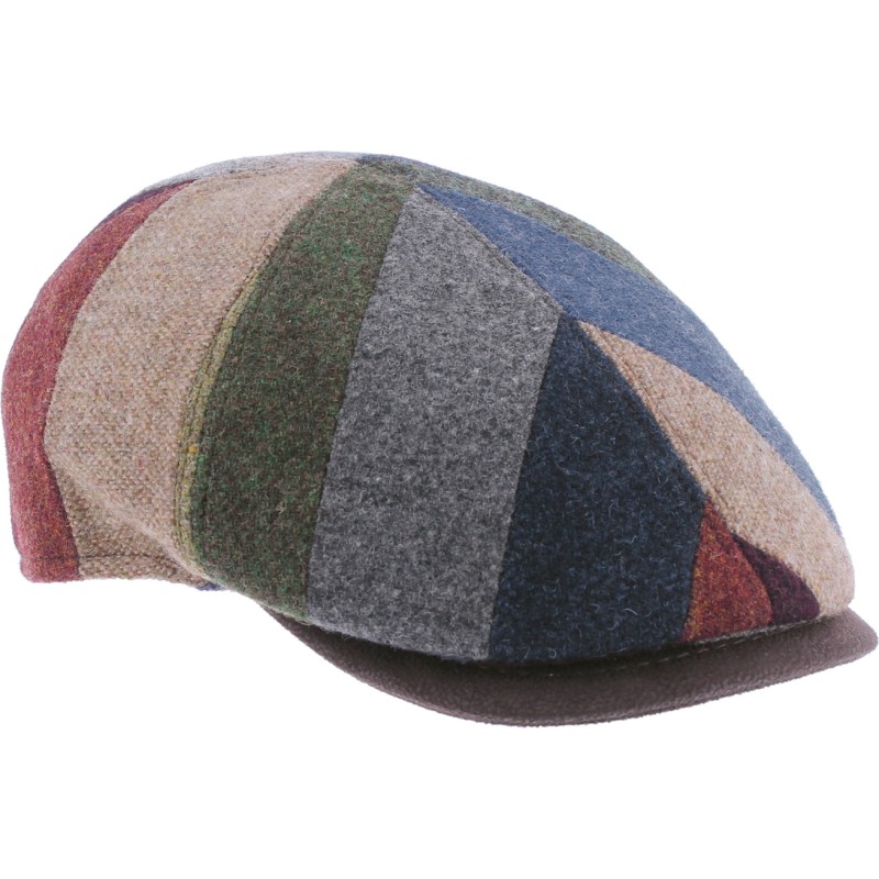 Casquette plate en patchwork Casquette plate en patchwork