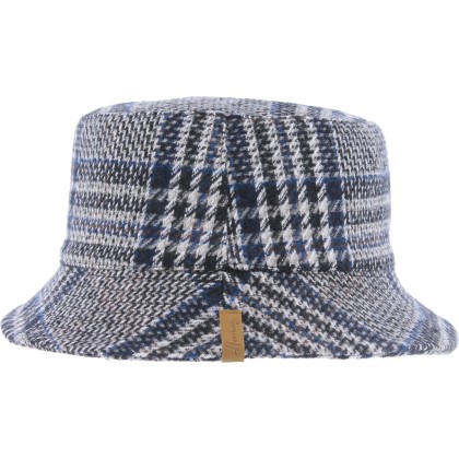 bob herman chapeau court à carreaux