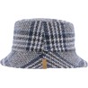 bob herman chapeau court à carreaux