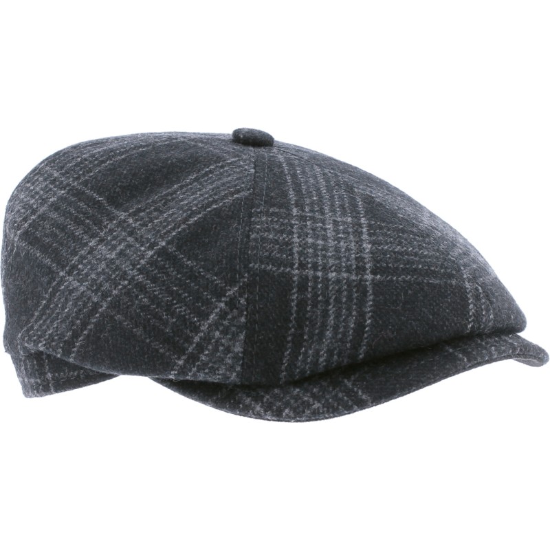 Casquette à careaux, tissu imperméable