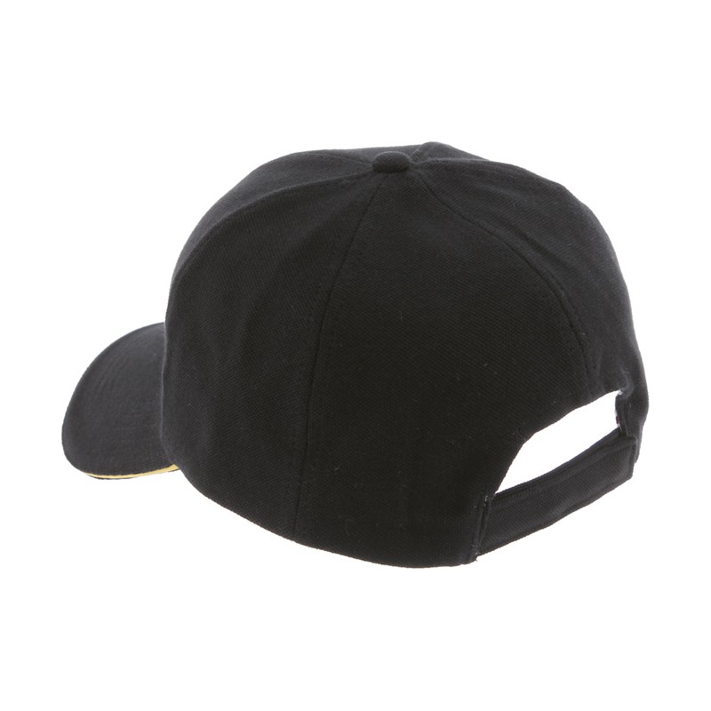 Casquette baseball en coton piqué unie avec visière sandwich Casquette baseball en coton piqué unie avec visière sandwich