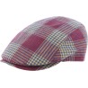 checked flat cap