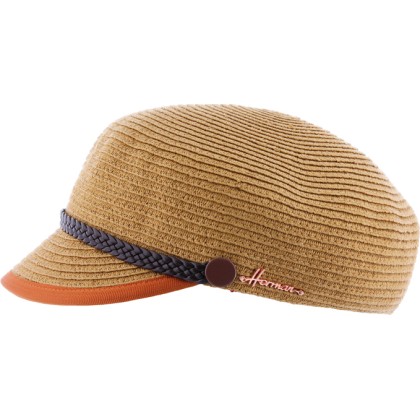 Casquette marin FISHERMAN en paille papier cousue