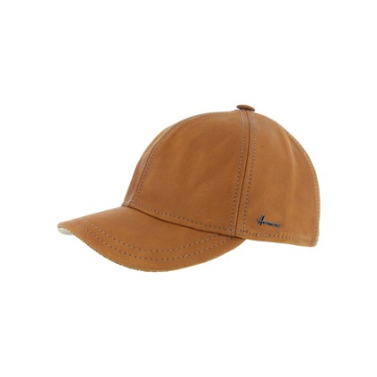 Casquette baseball cuir doublée