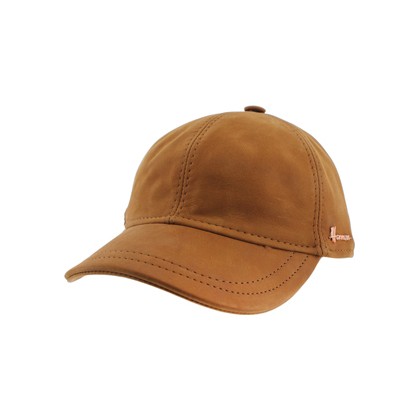 Casquette baseball cuir doublée