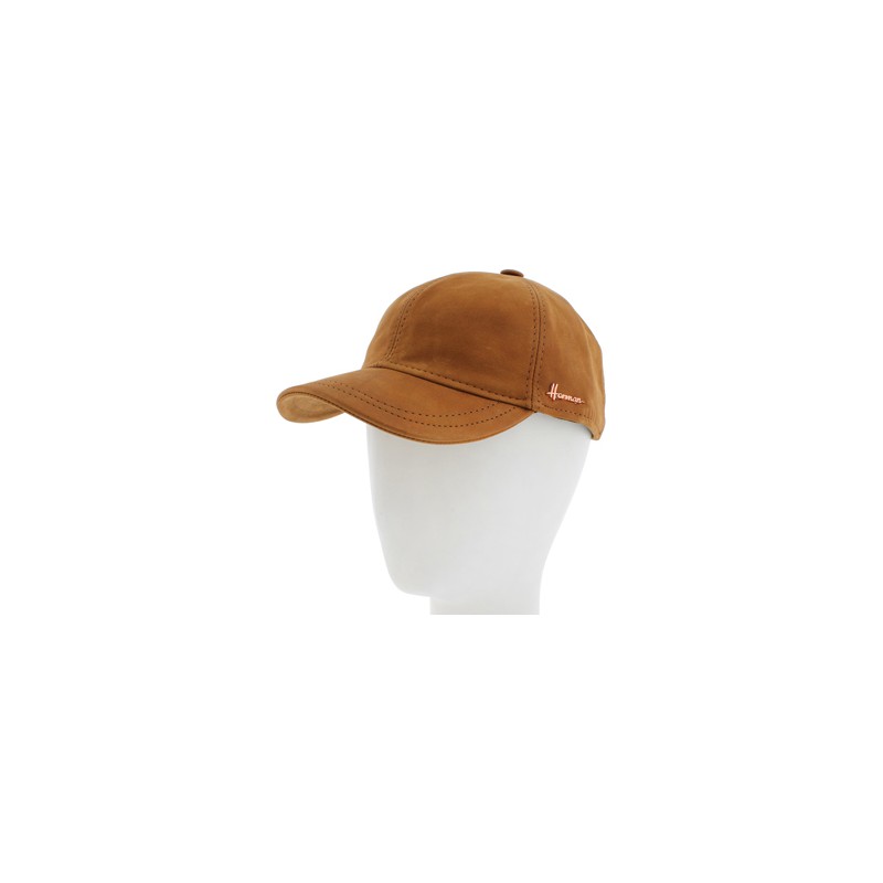Casquette baseball cuir doublée Casquette baseball cuir doublée