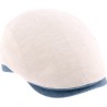 Casquette plate bicolore