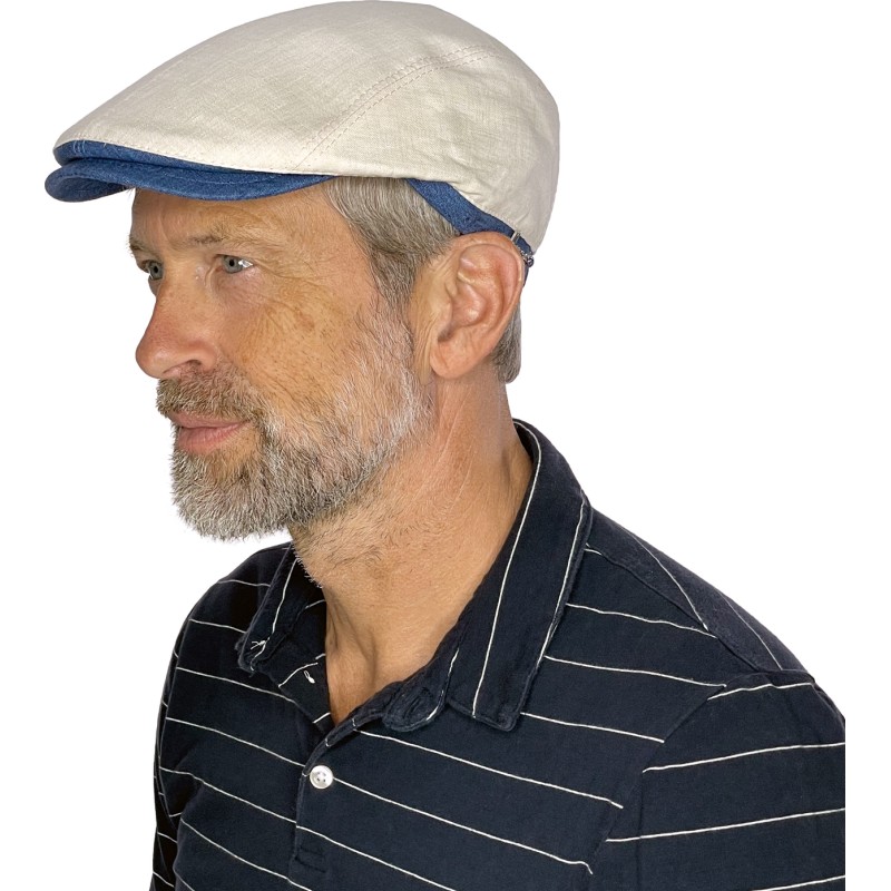 Two-tone flat cap Two-tone flat cap