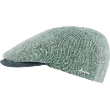 Casquette plate en lin