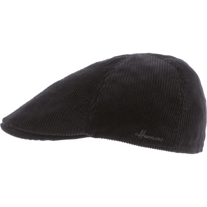 Casquette plate 6 panneaux en velours