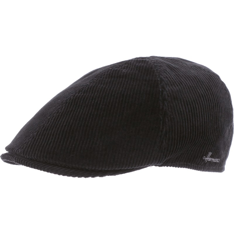 Casquette plate 6 panneaux en velours