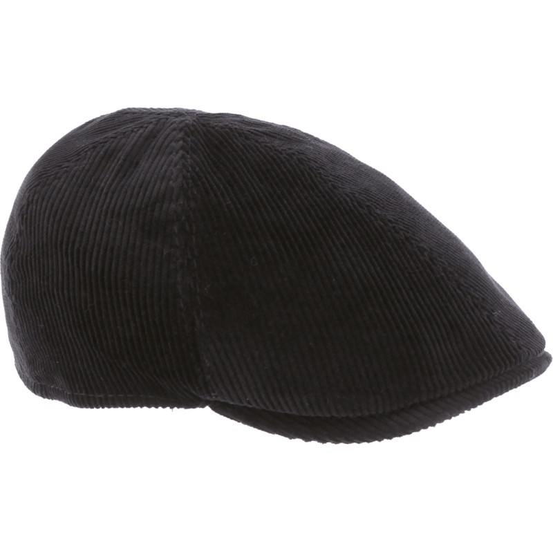 Casquette plate 6 panneaux en velours