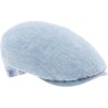 Casquette plate unie avec bande arrière et doublure en