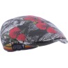 tropical pattern flat cap