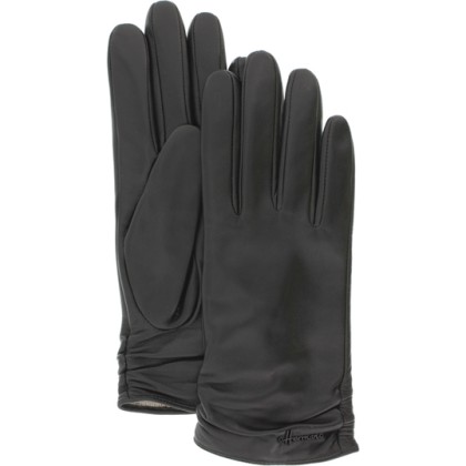 Gant peau d'agneau uni femme doublé laine