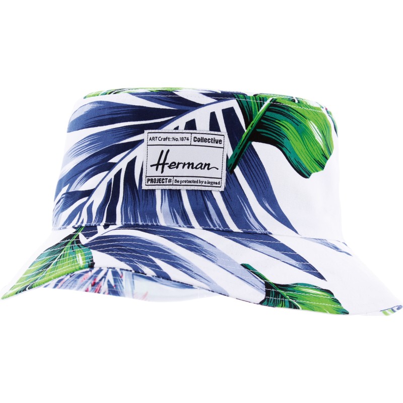 bob herman en coton imprimé tropical