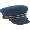 denim sailor cap