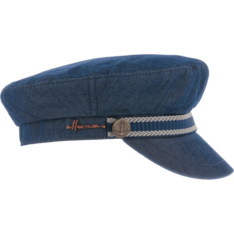 denim sailor cap denim sailor cap