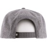 Plain felt 'Camper' style baseball cap with round badge