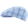 Casquette plate à carreaux