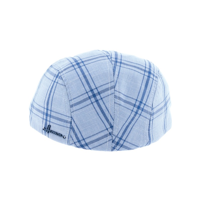 Casquette plate à carreaux Casquette plate à carreaux