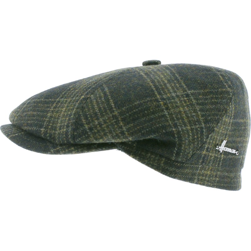 Casquette à careaux, tissu imperméable