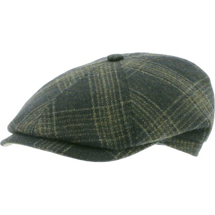 Casquette à careaux, tissu imperméable