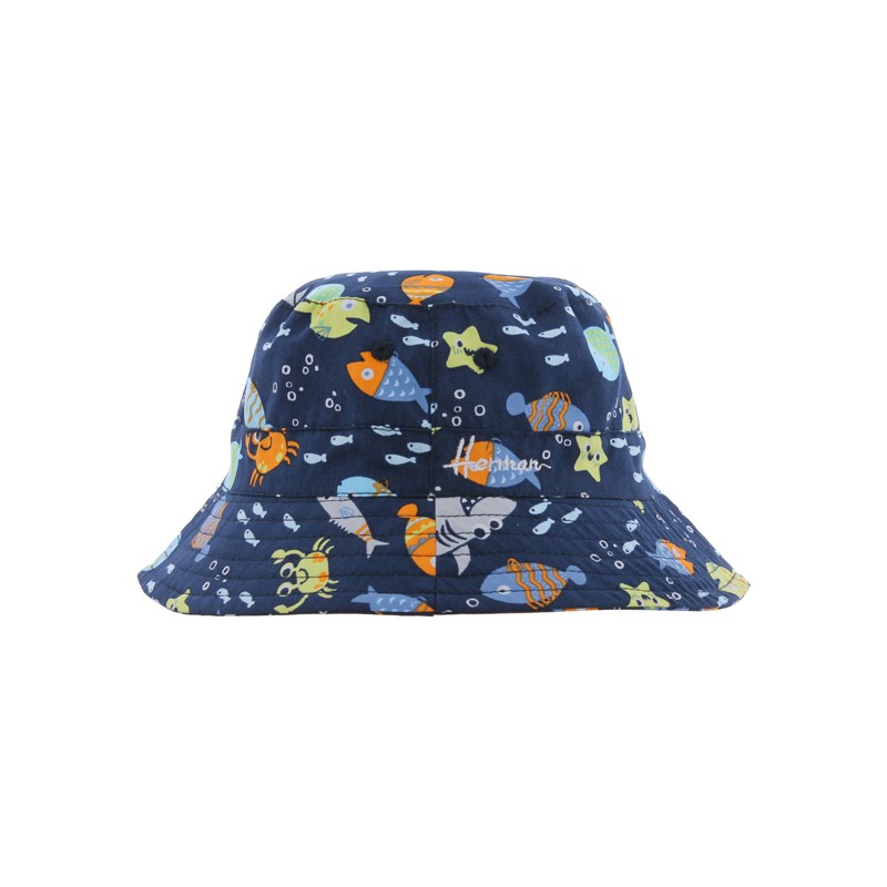 bob enfant herman motif poissons de la mer