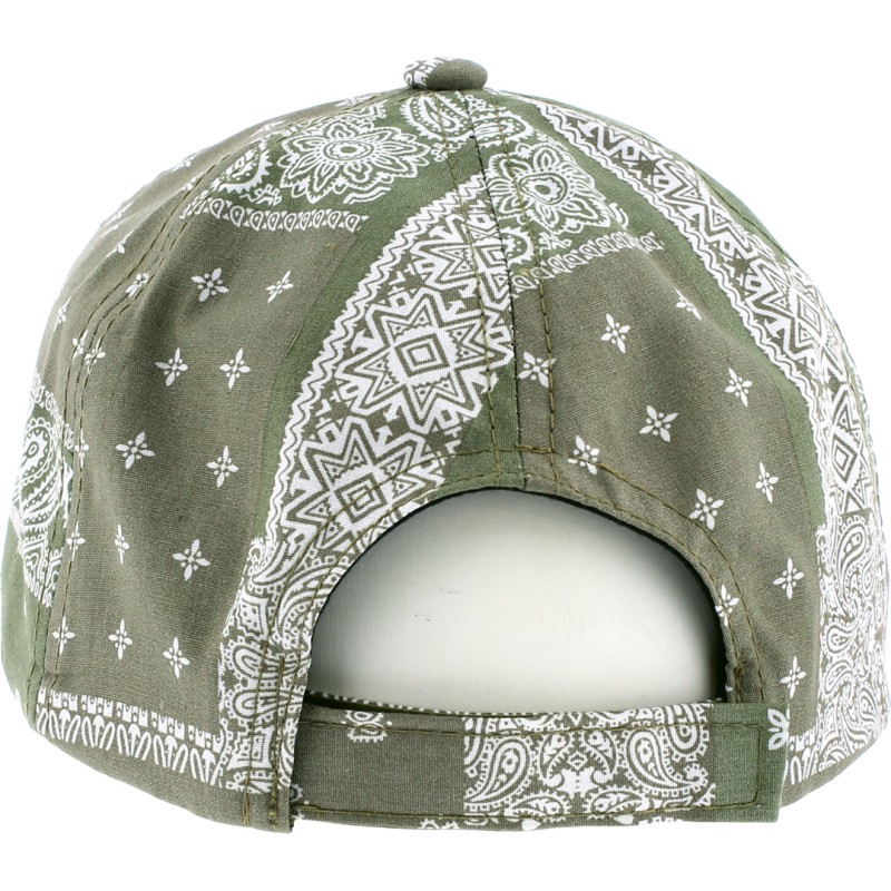 Casquette baseball à motif bandana avec fermeture velcro Casquette baseball à motif bandana avec fermeture velcro