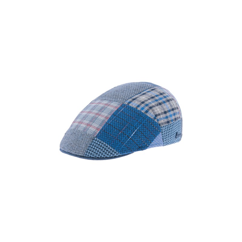 Casquette formée patchwork