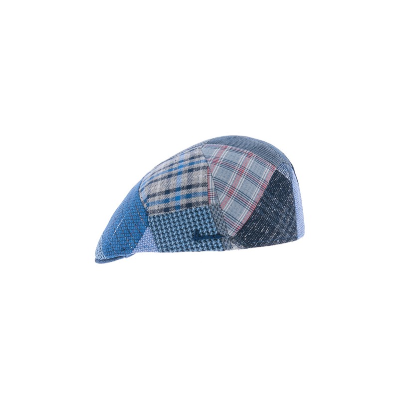 Casquette formée patchwork