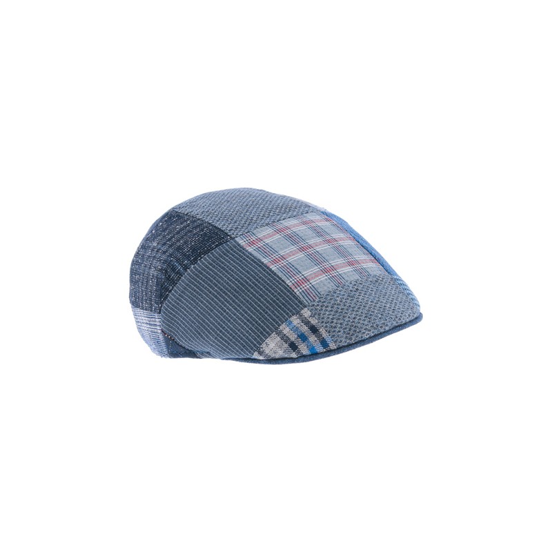 Casquette formée patchwork