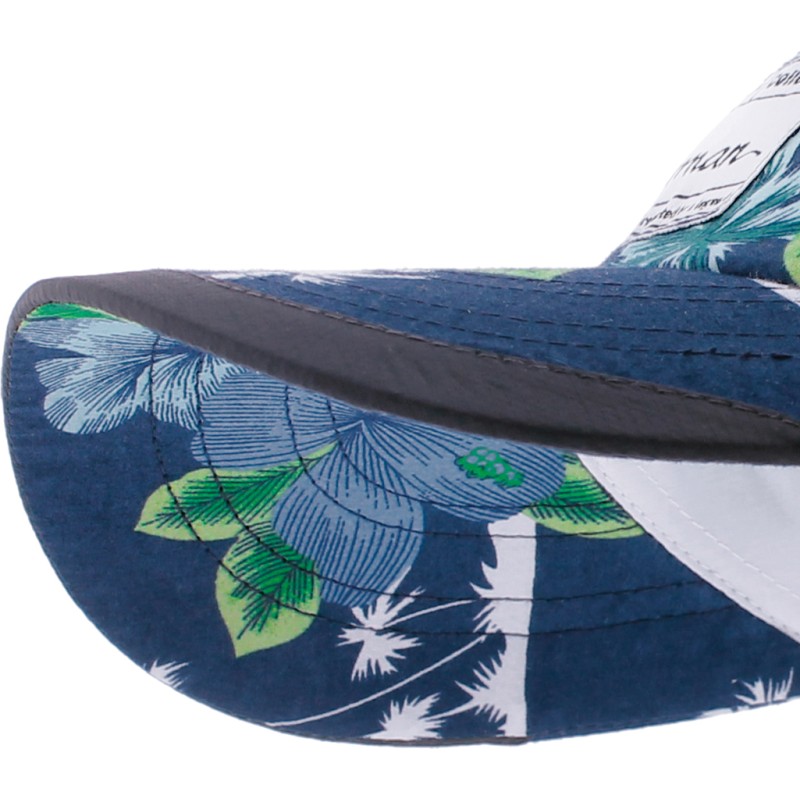 Tropical pattern baseball cap