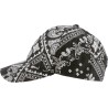 Casquette baseball à motif bandana avec fermeture velcro