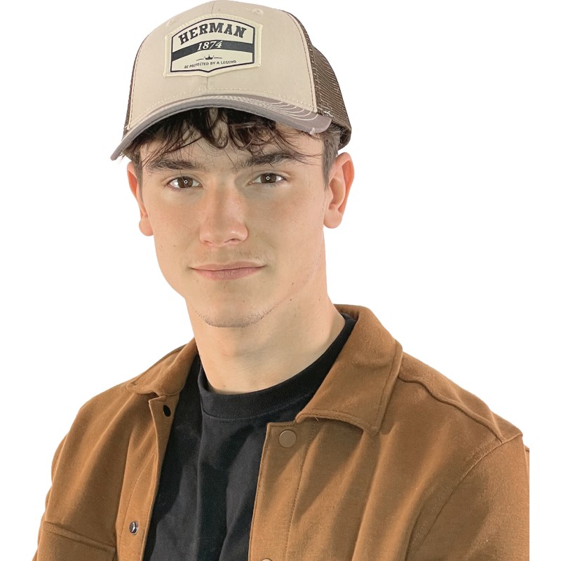 Casquette trucker bicolore, fermeture plastique "snapback" Casquette trucker bicolore, fermeture plastique "snapback"